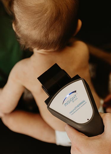 scan-baby-well-family-chiro Insight scan at Well Family Chiro